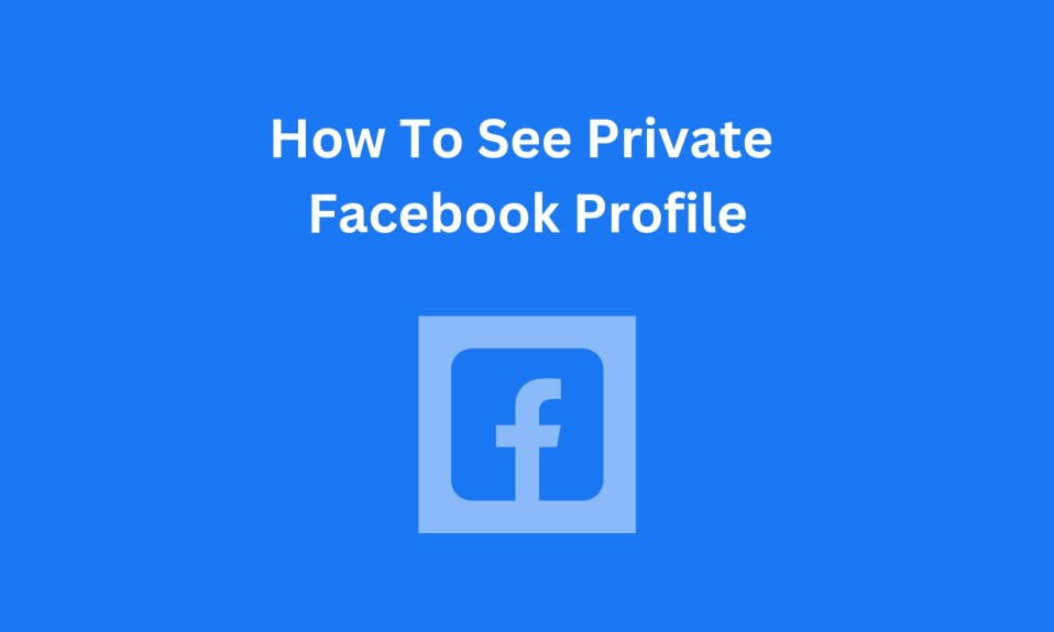 How To See Private Facebook Profile