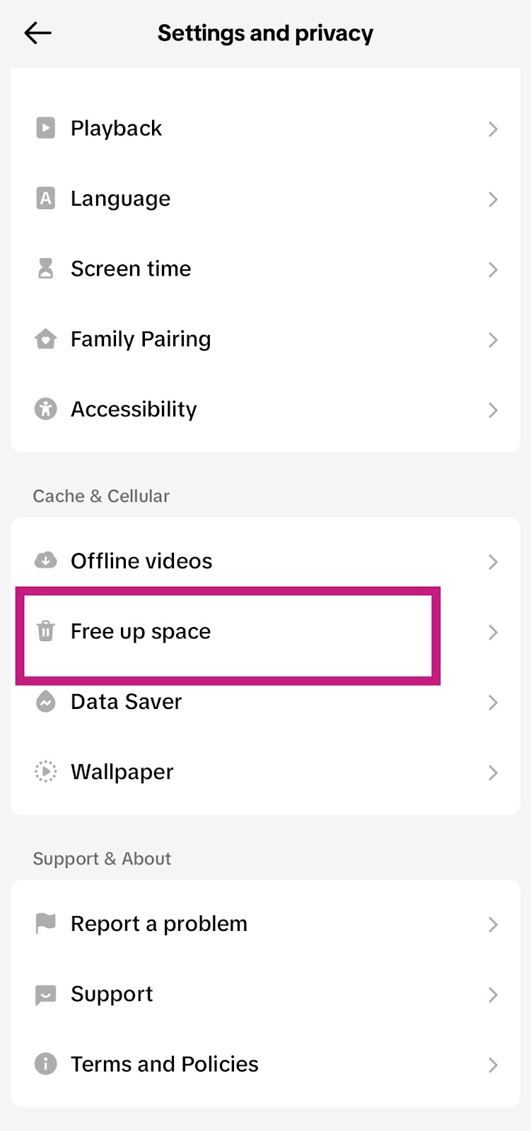 Free Up Space