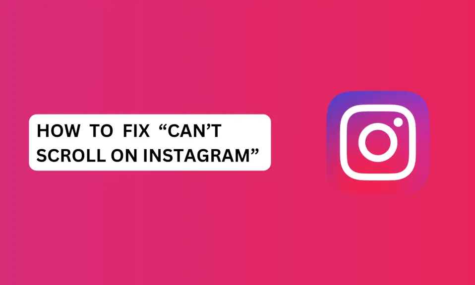 How To Fix “Can’t Scroll On Instagram”